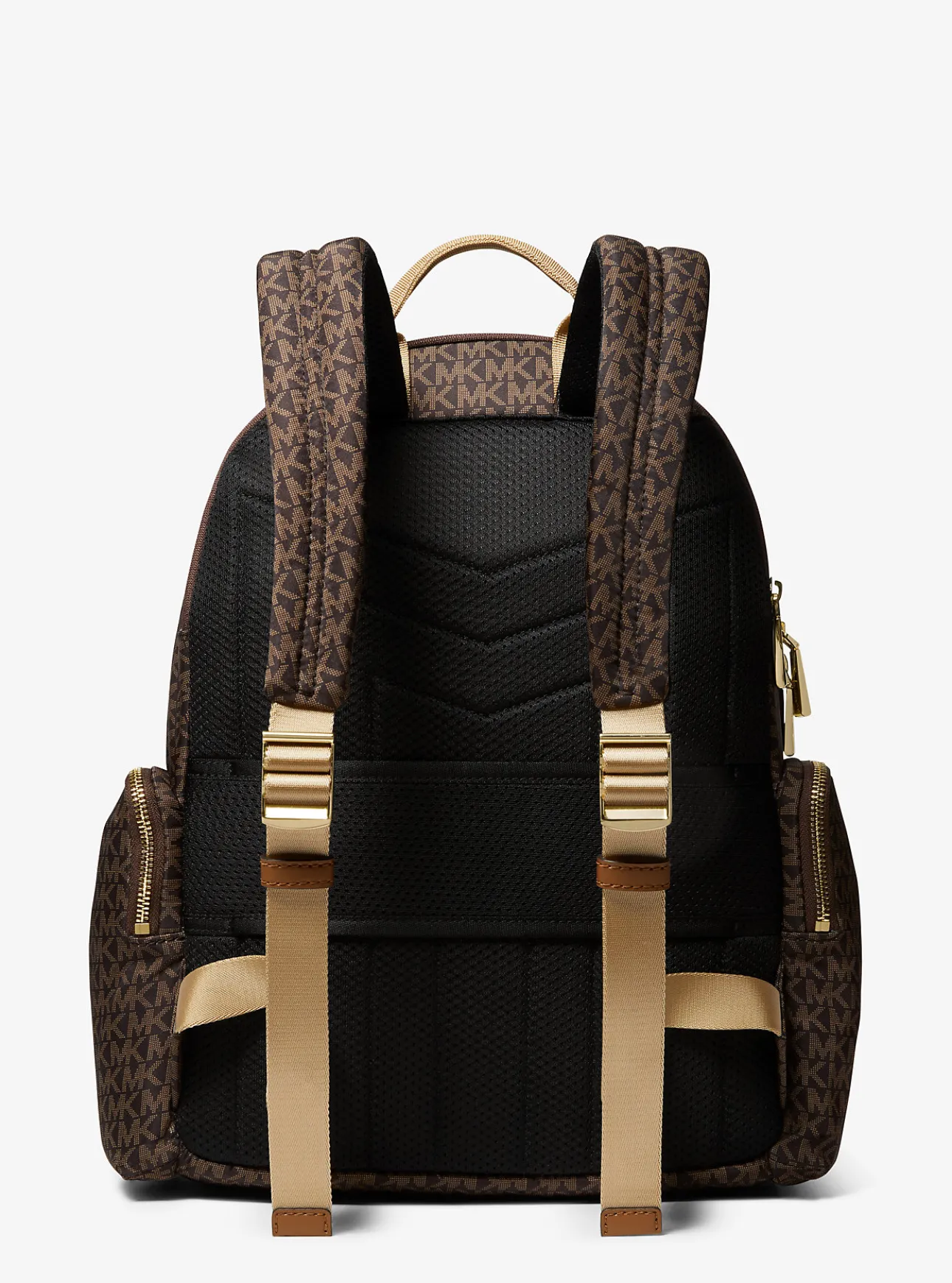 Prescott Large Signature Logo Print Woven Backpack