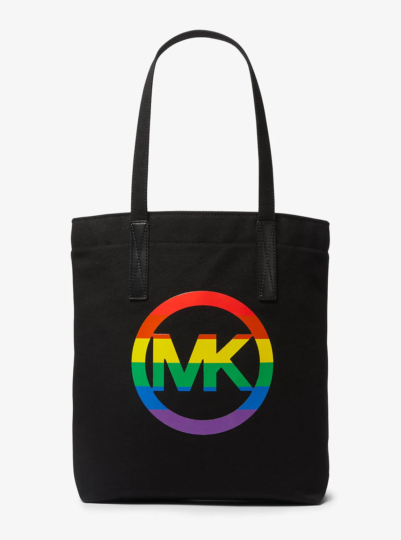 PRIDE Rainbow Logo Cotton Tote Bag
