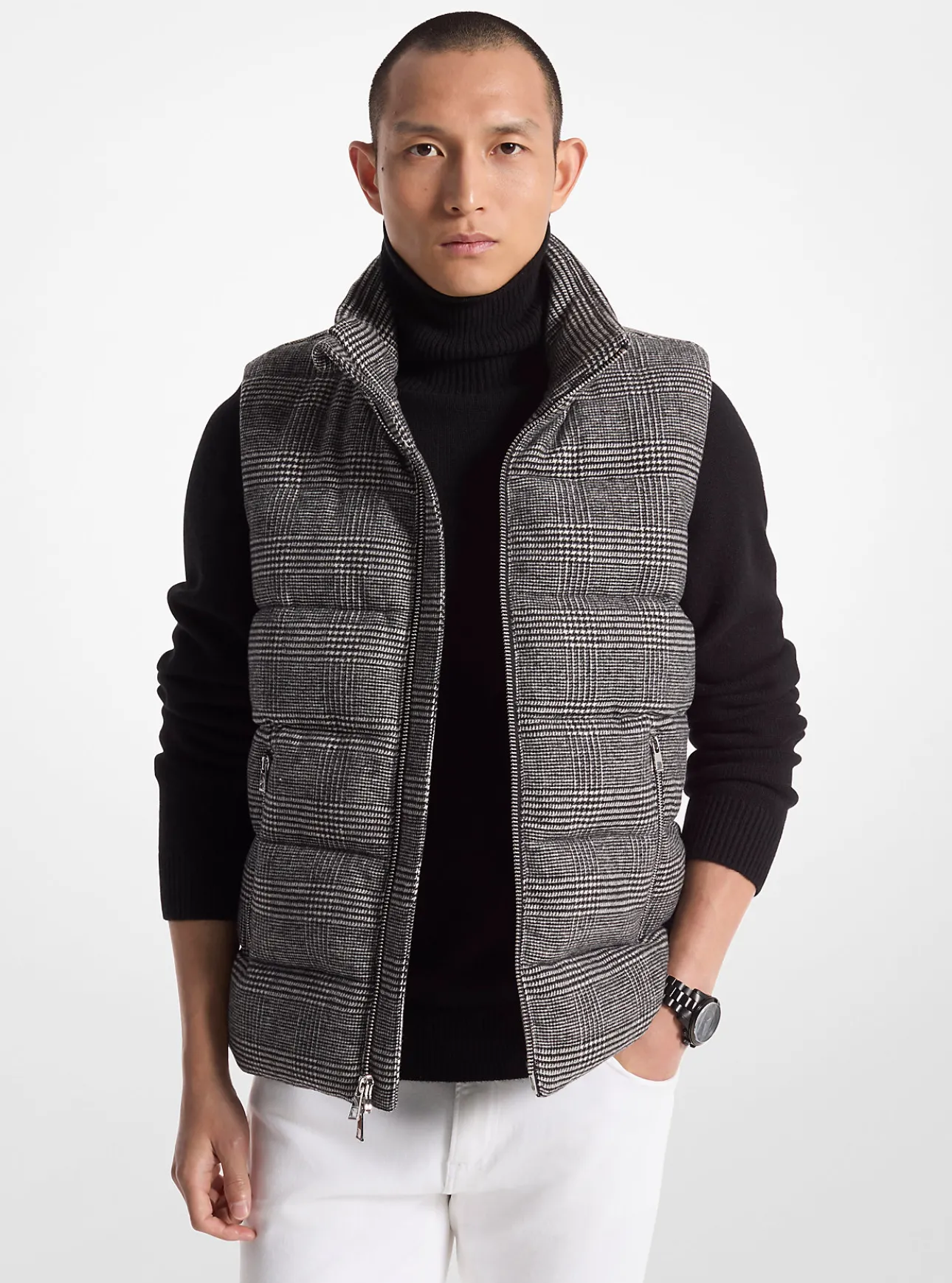 Prince of Wales Quilted Vest