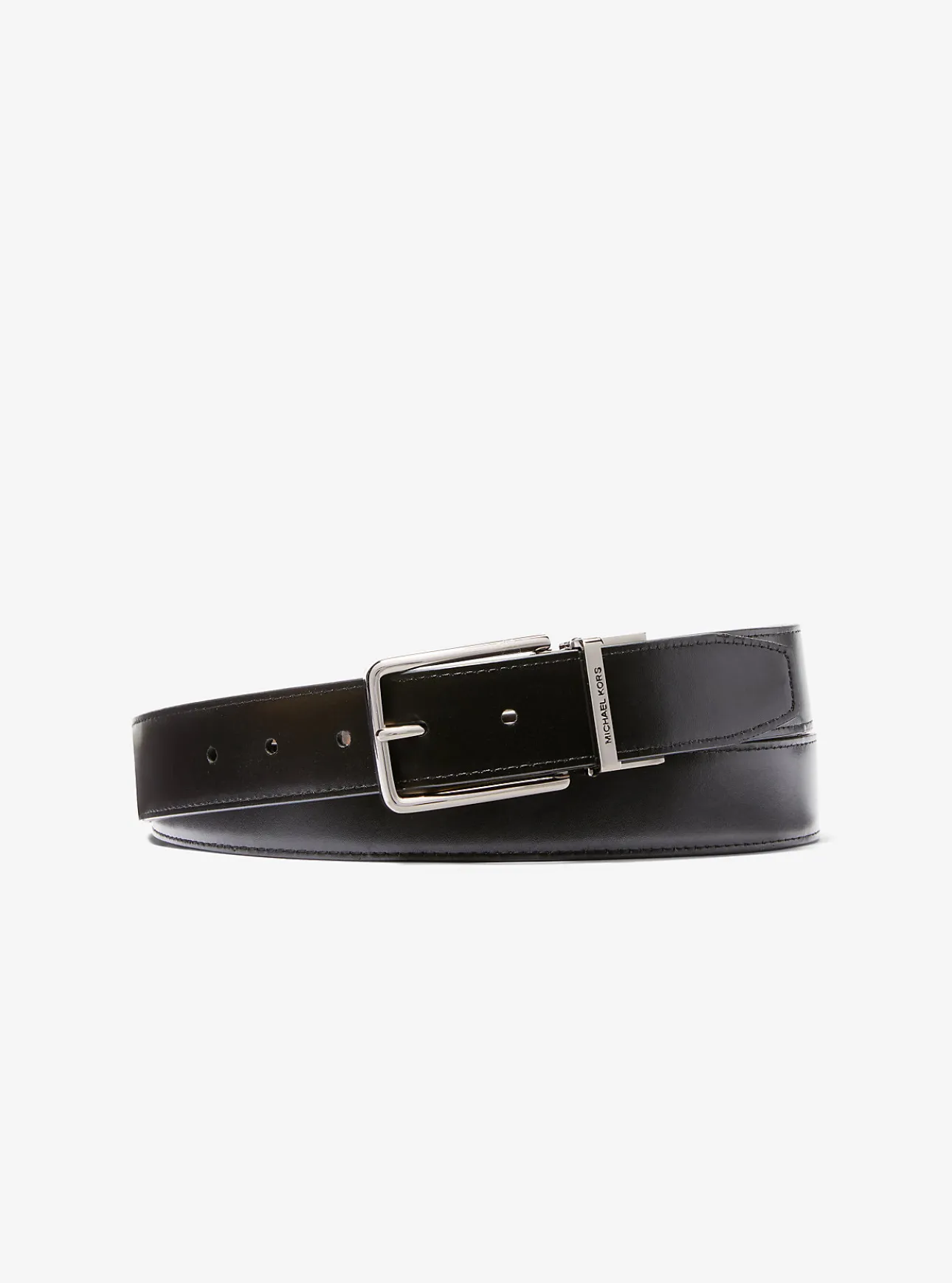 Reversible Logo and Leather Belt