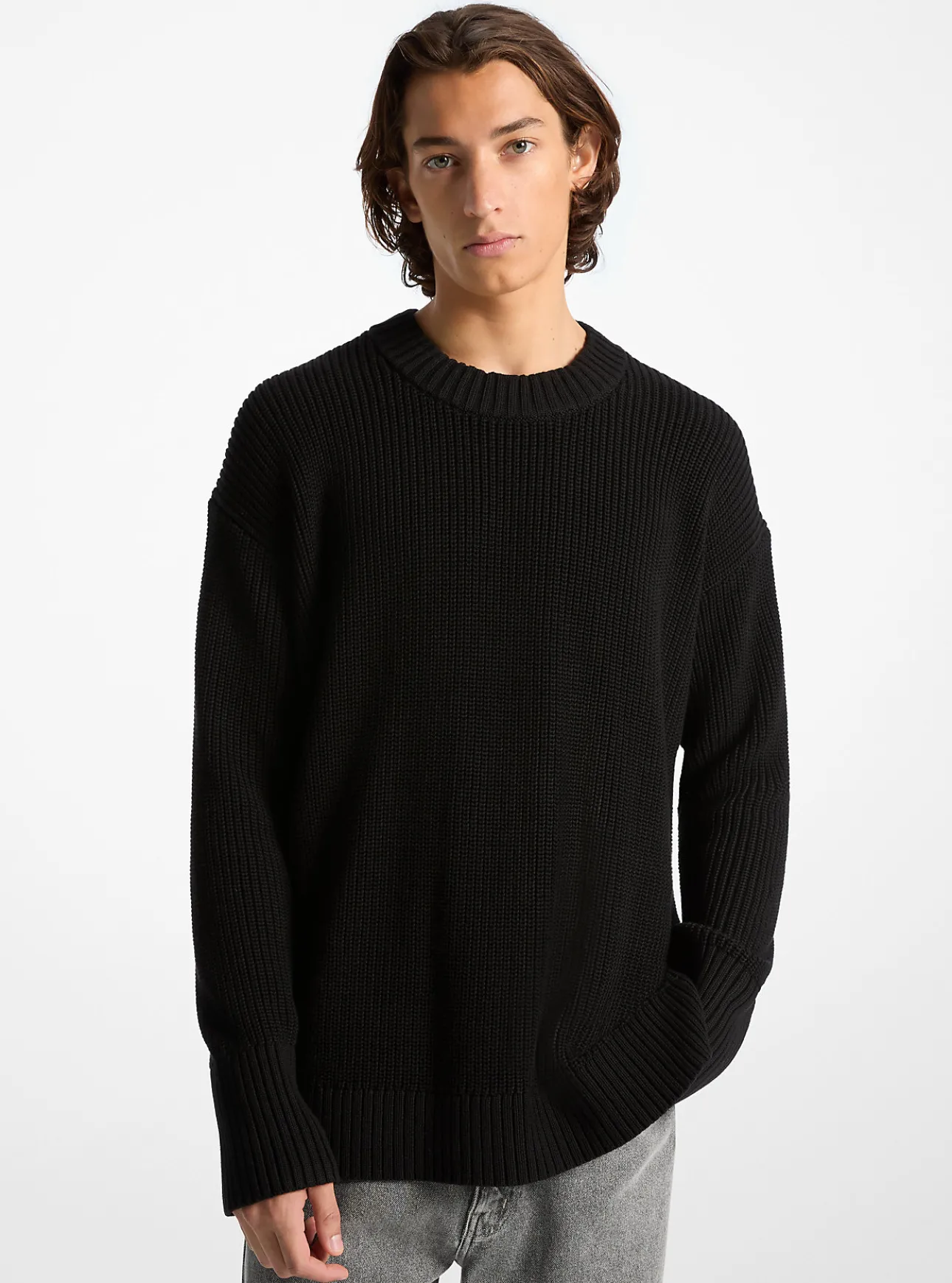 Ribbed Cotton Sweater