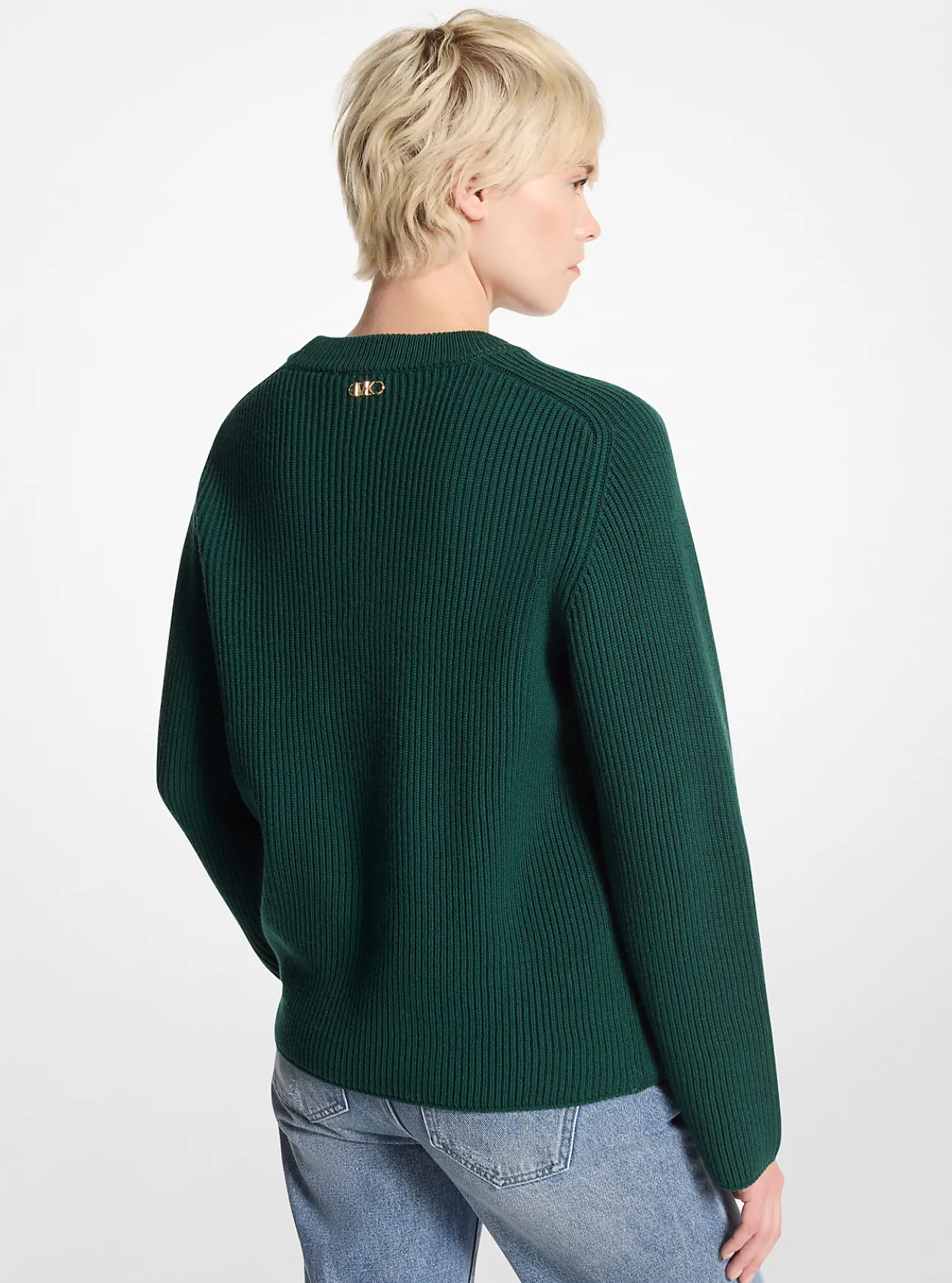 Ribbed Merino Wool Sweater