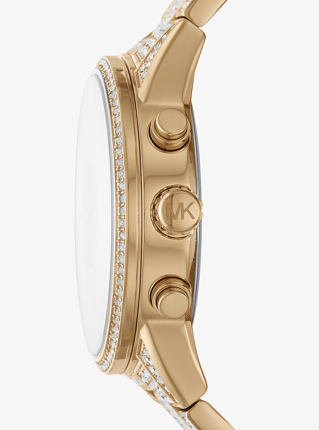Ritz Pavé Gold-Tone Watch