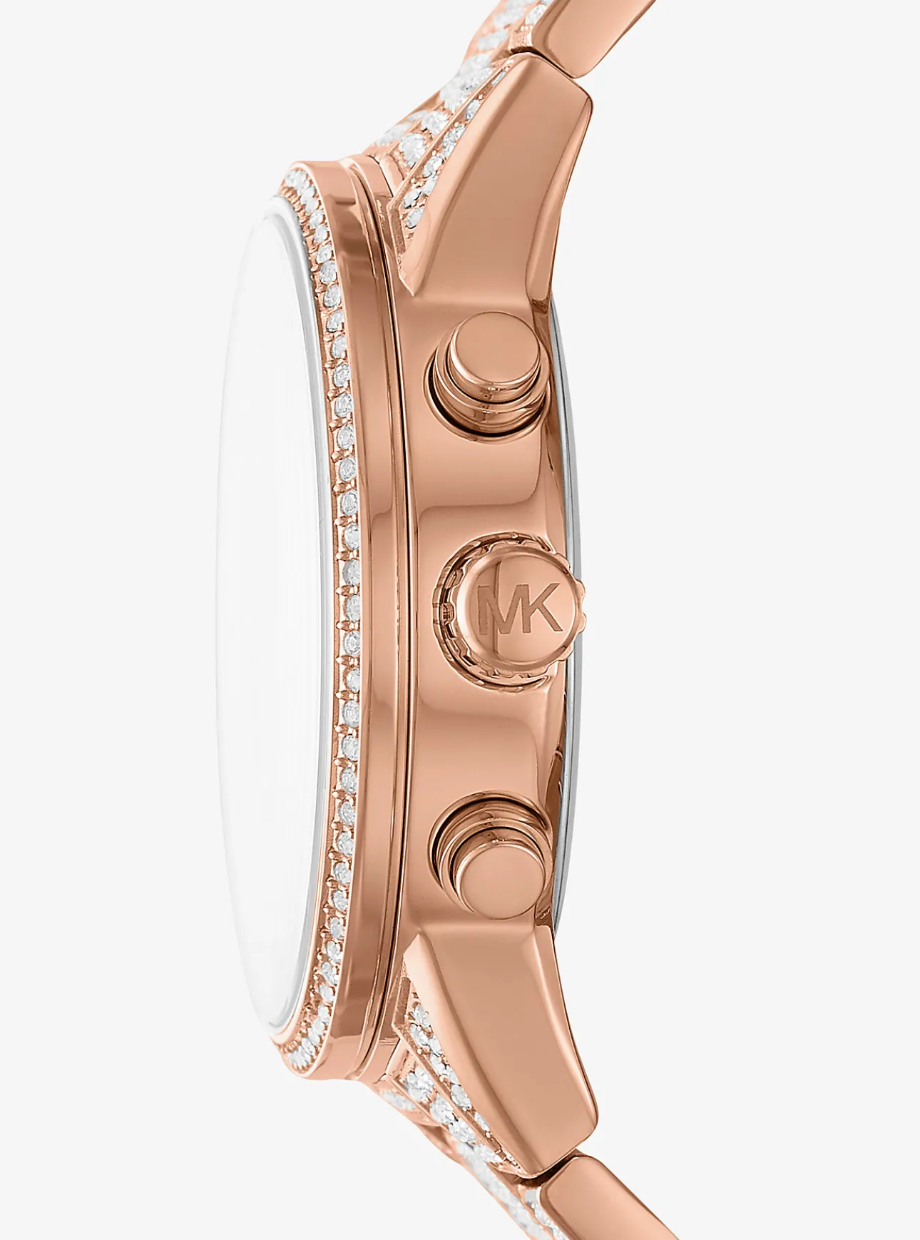 Ritz Pavé Rose Gold-Tone Watch