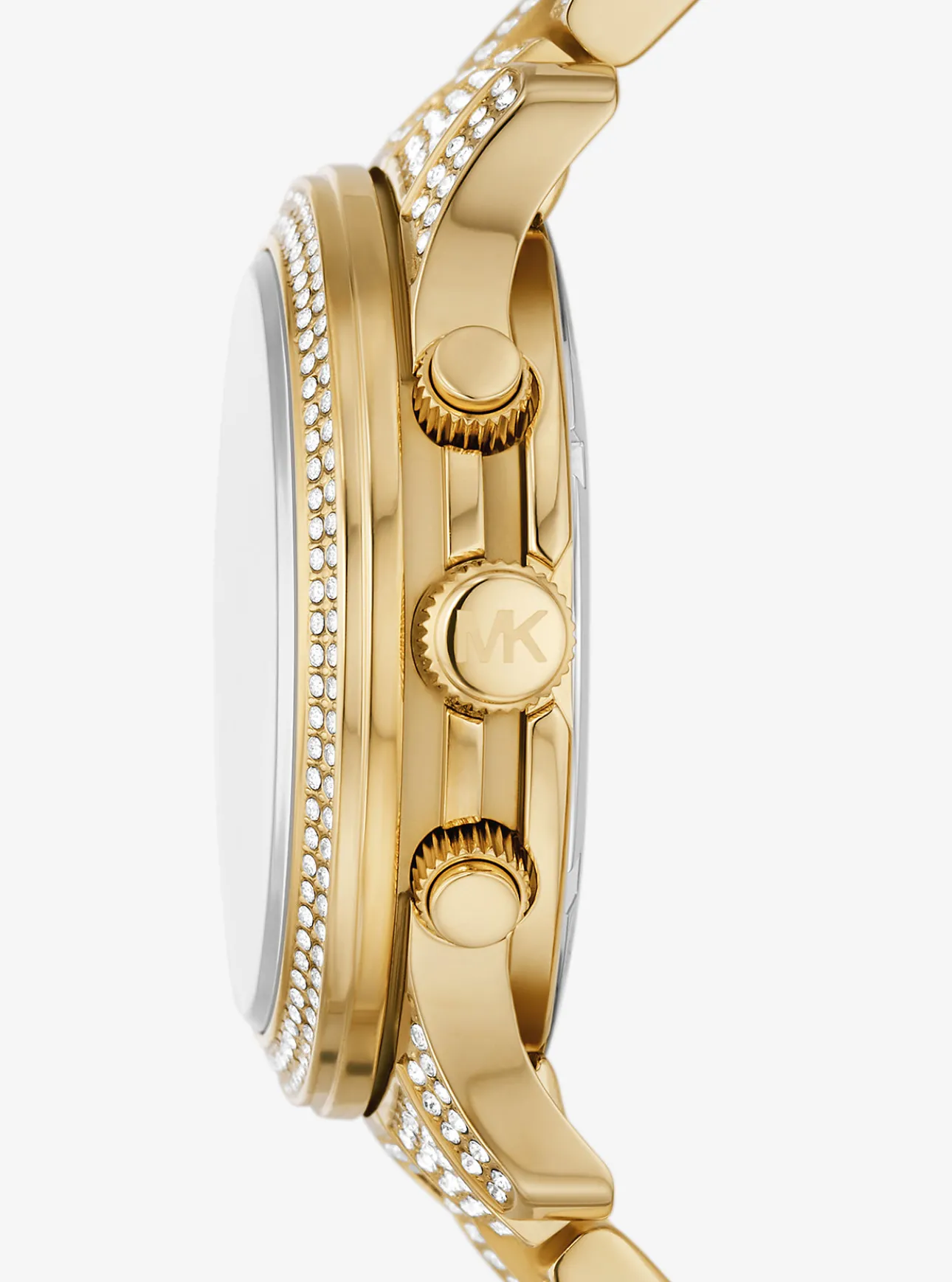 Runway Pavé Gold-Tone Watch