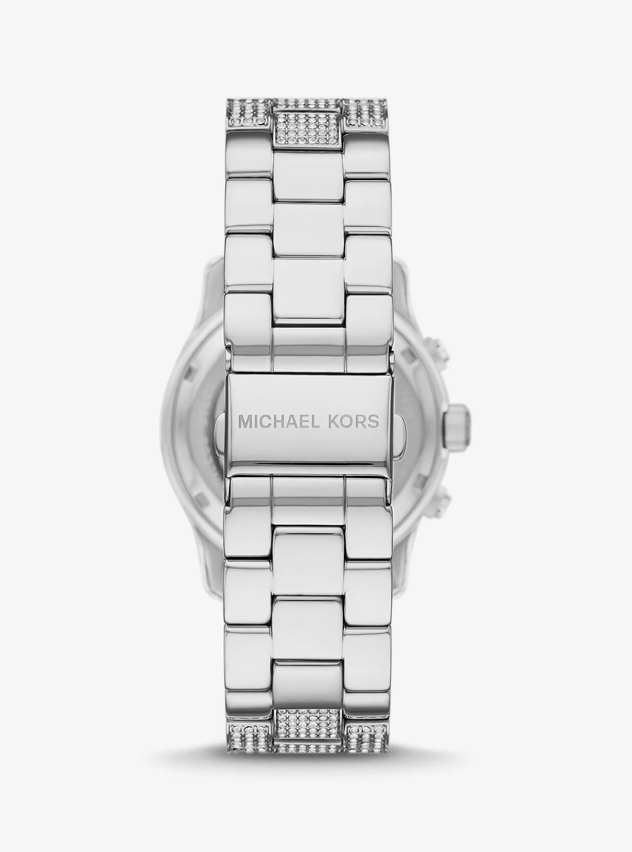 Runway Pavé Silver-Tone Watch