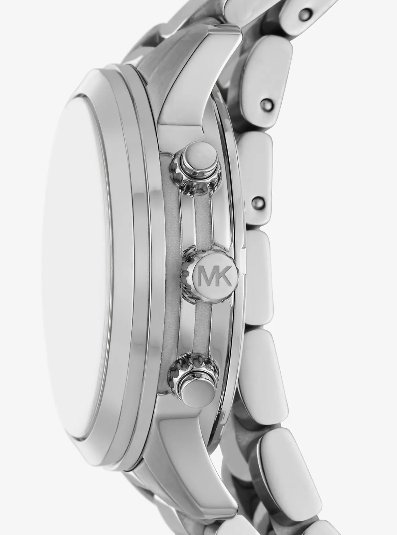 Runway Silver-Tone Wrap Watch