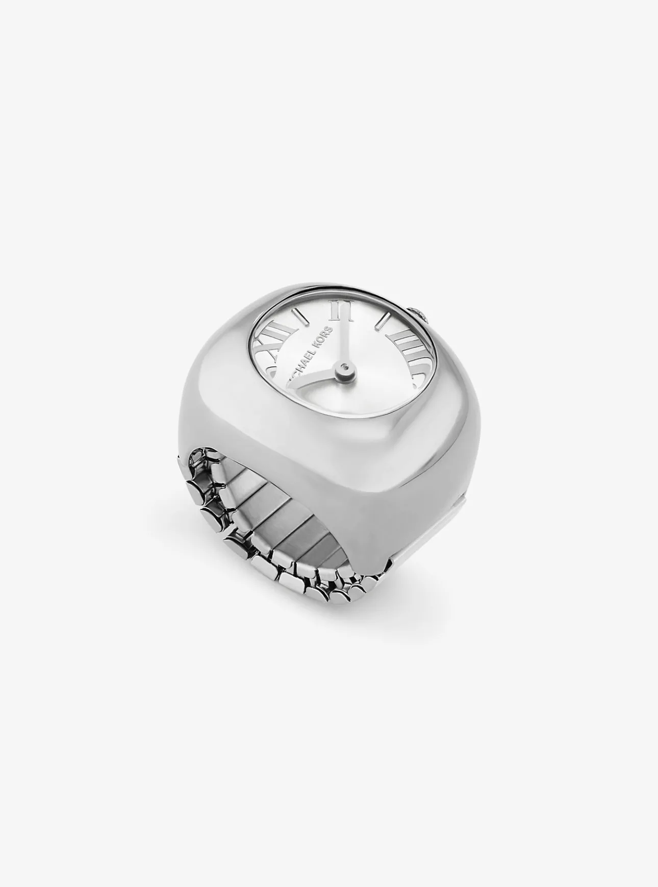 Rylee Silver-Tone Ring Watch