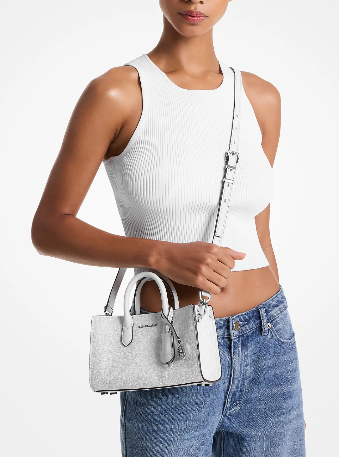 Scarlett Extra-Small Signature Logo Crossbody Bag