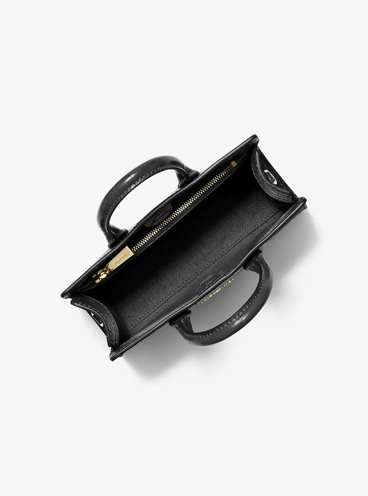 Scarlett Extra-Small Crocodile Embossed Leather Crossbody Bag