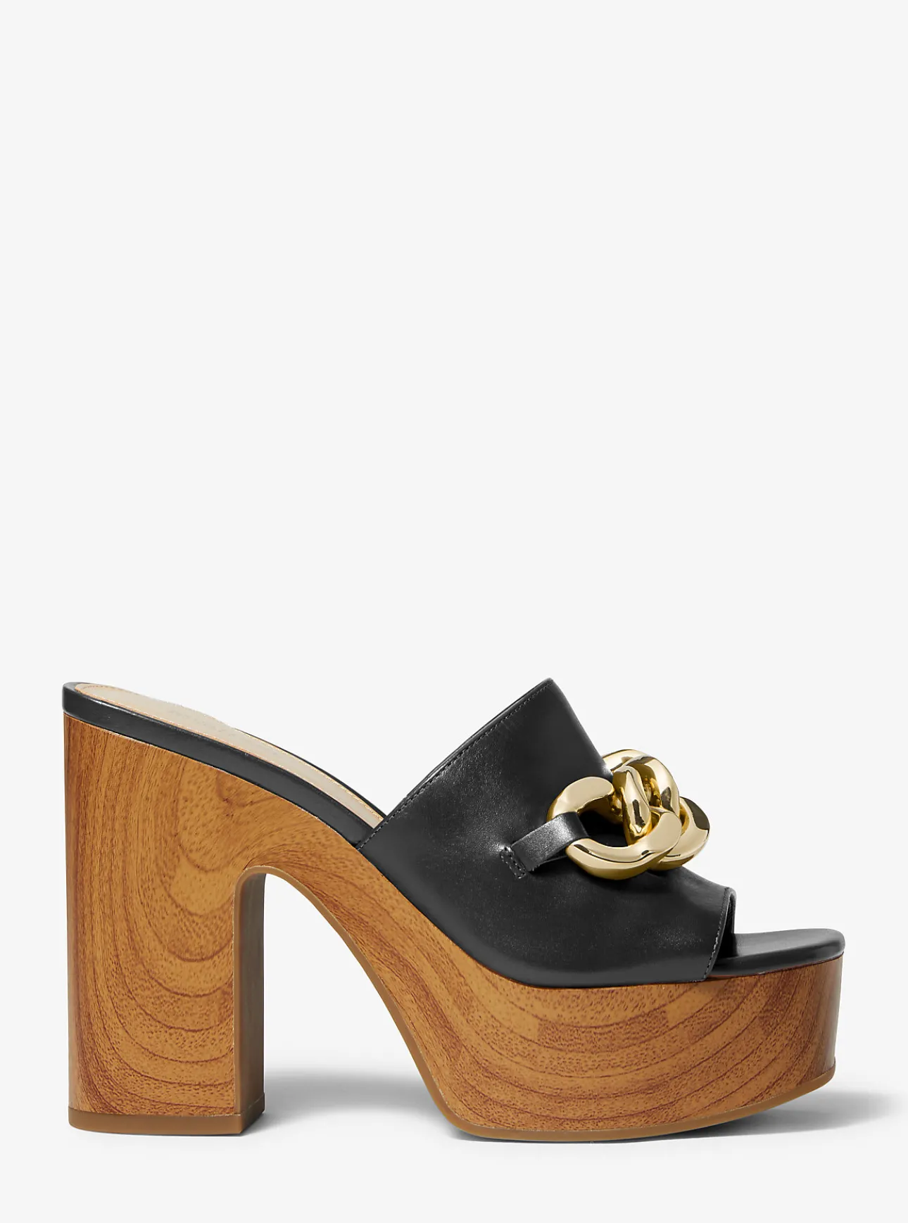 Scarlett Leather Platform Mule