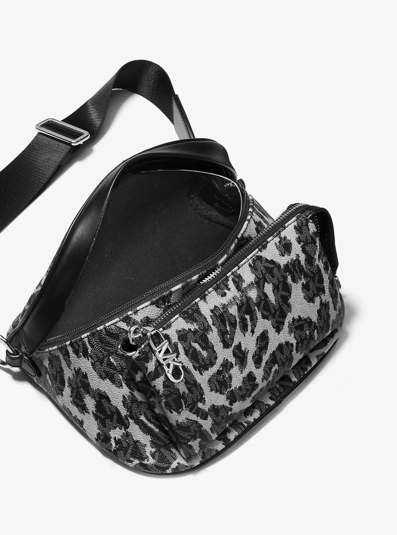 Slater Medium Leopard Logo Sling Pack