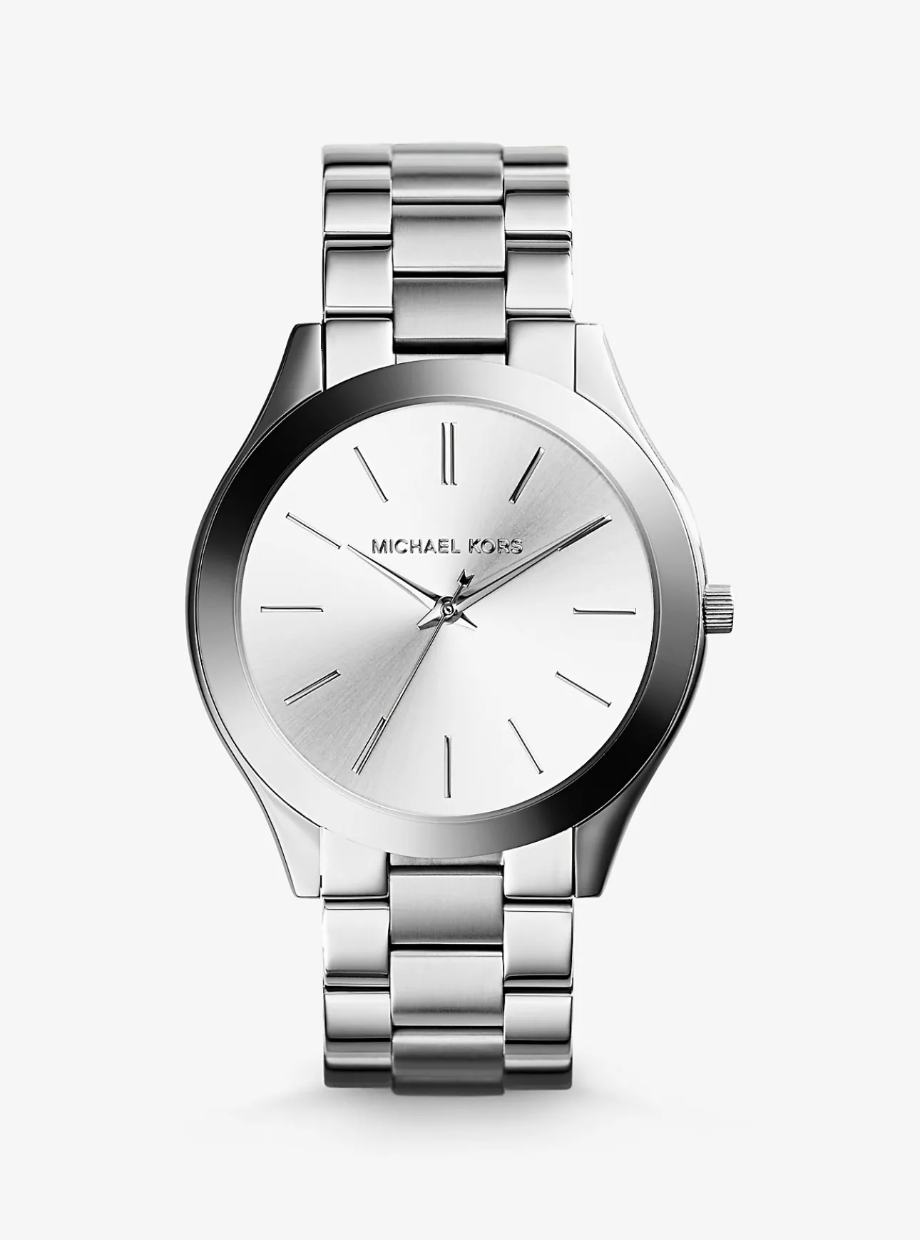 Slim Runway Silver-Tone Watch
