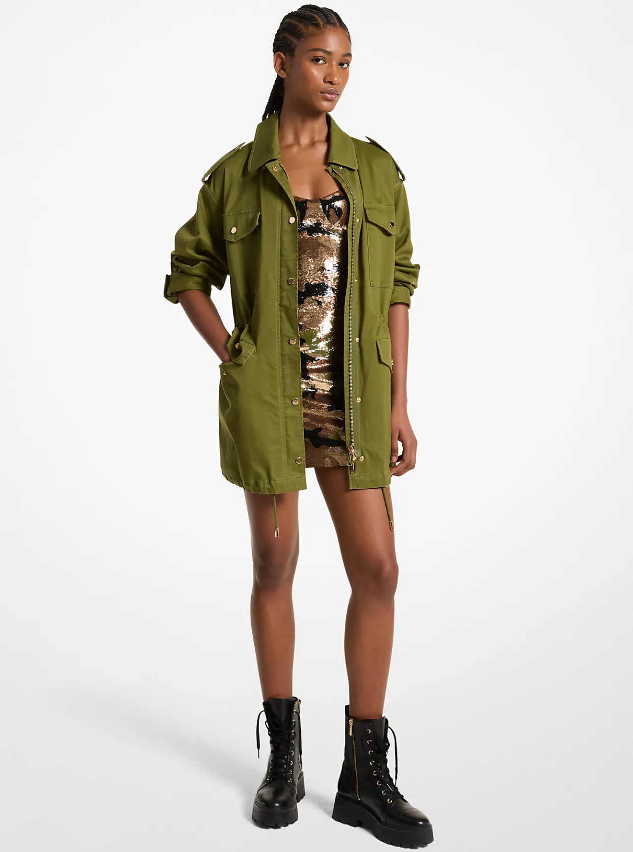 Stretch Organic Cotton Anorak