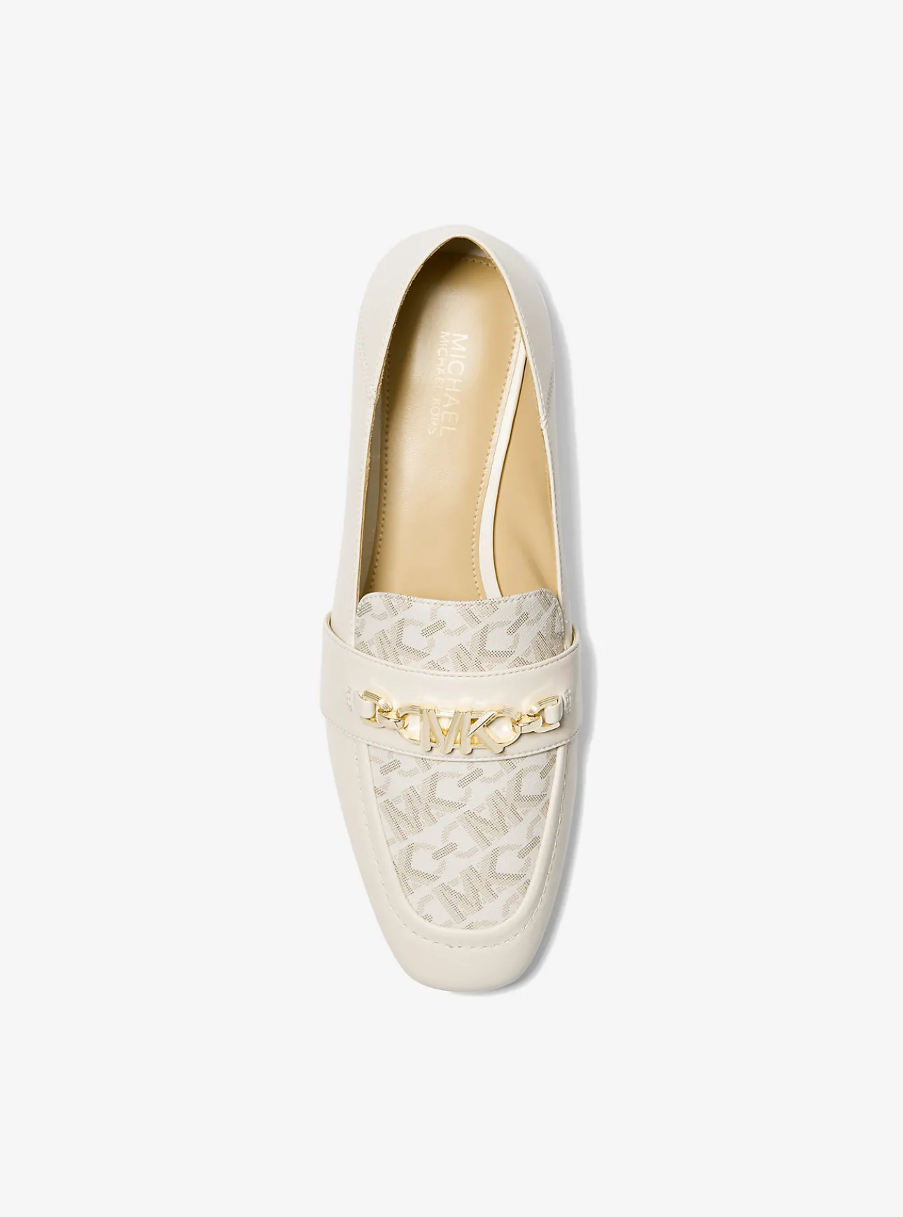 Tiffanie Leather and Empire Signature Logo Mule