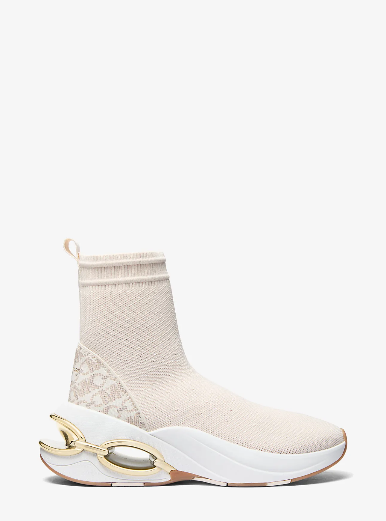 Toni Stretch Knit and Empire Monogram Sock Sneaker