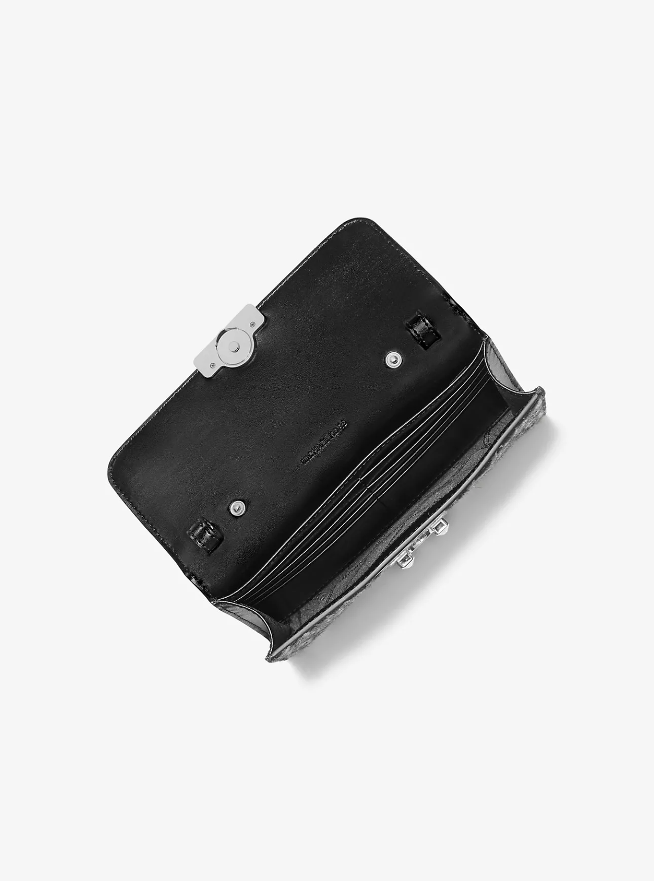 Tribeca Large Leopard Print Calf Hair Convertible Crossbody Bag