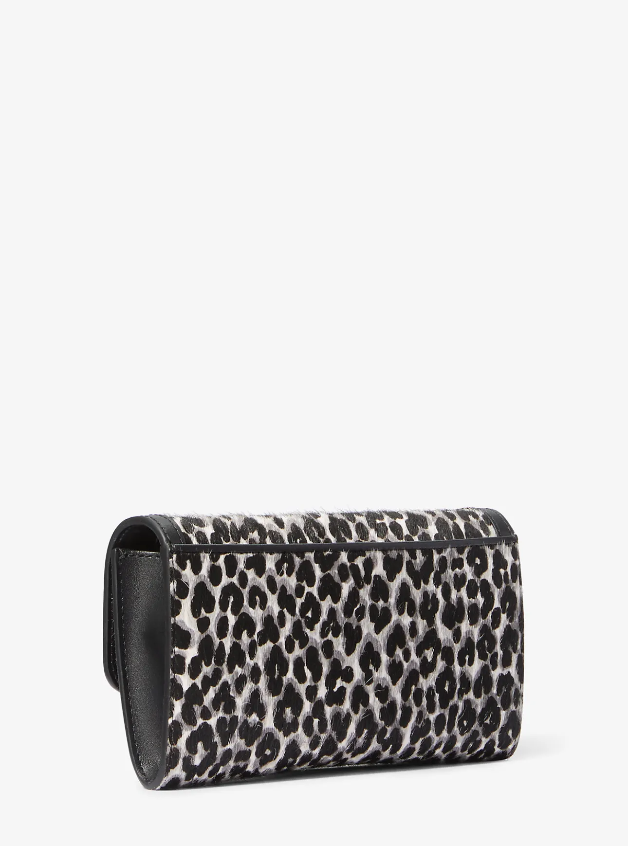 Tribeca Large Leopard Print Calf Hair Convertible Crossbody Bag