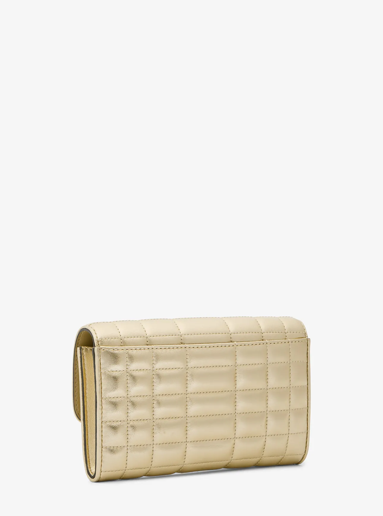 Tribeca Large Metallic Leather Convertible Crossbody Bag