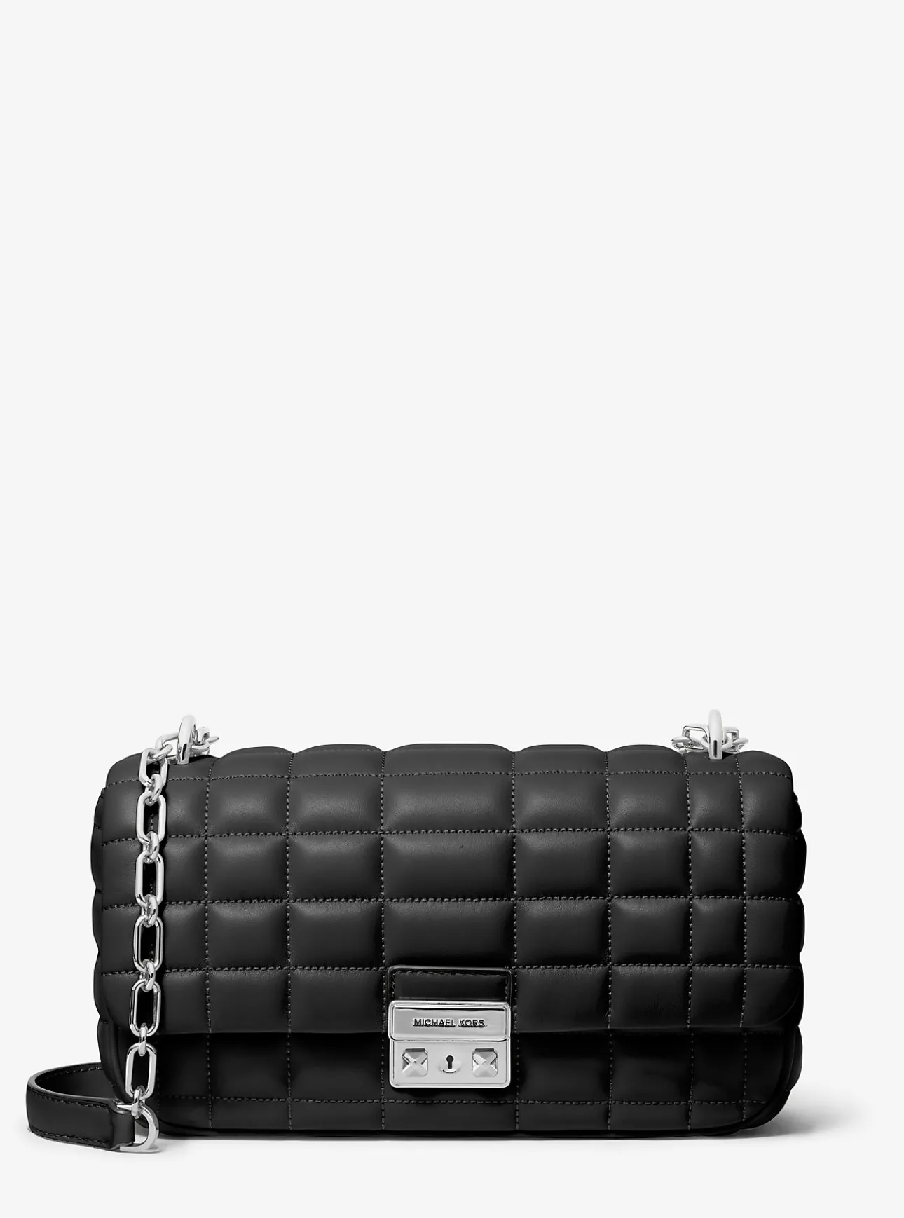 Tribeca Large Quilted Leather Shoulder Bag