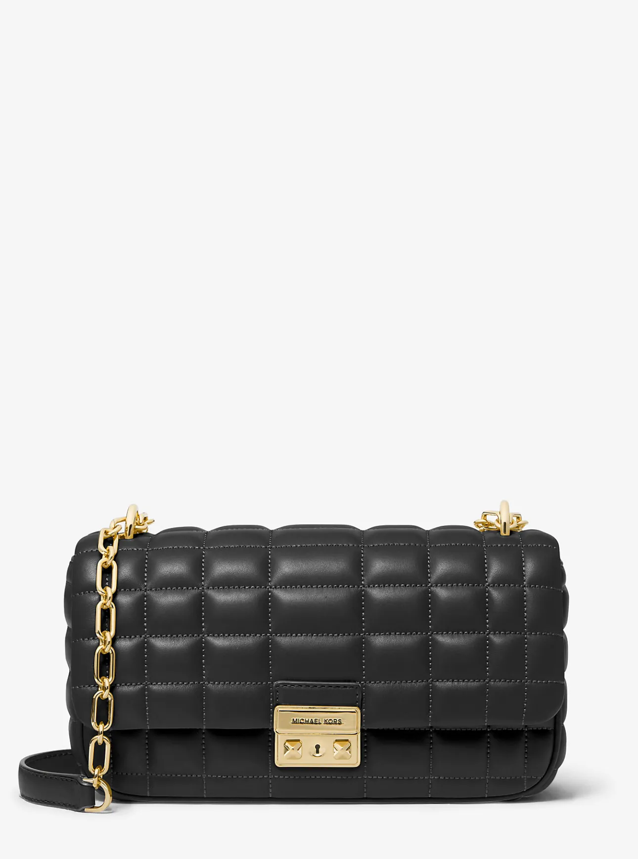 Tribeca Large Quilted Leather Shoulder Bag