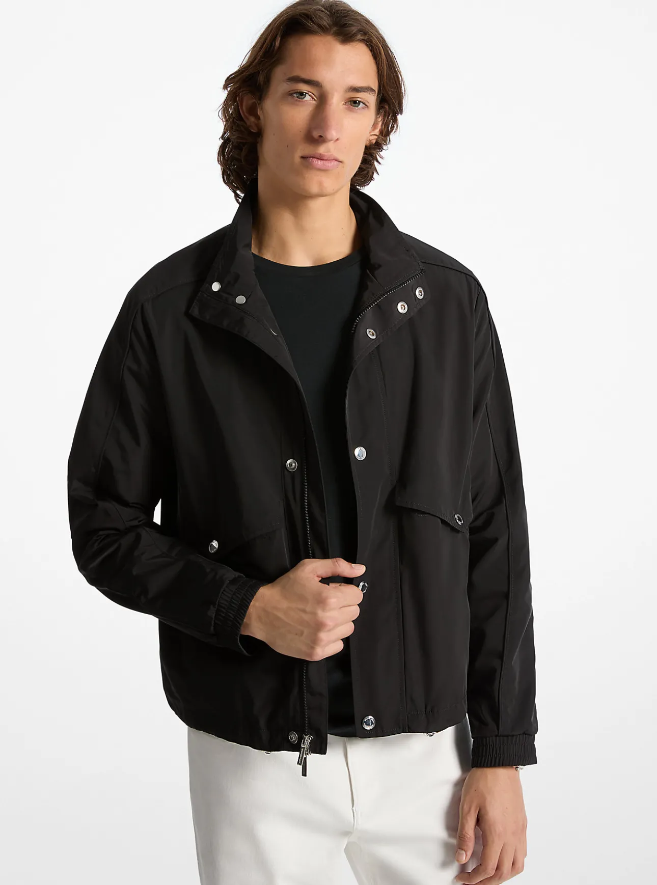 Water-Resistant Windbreaker Jacket