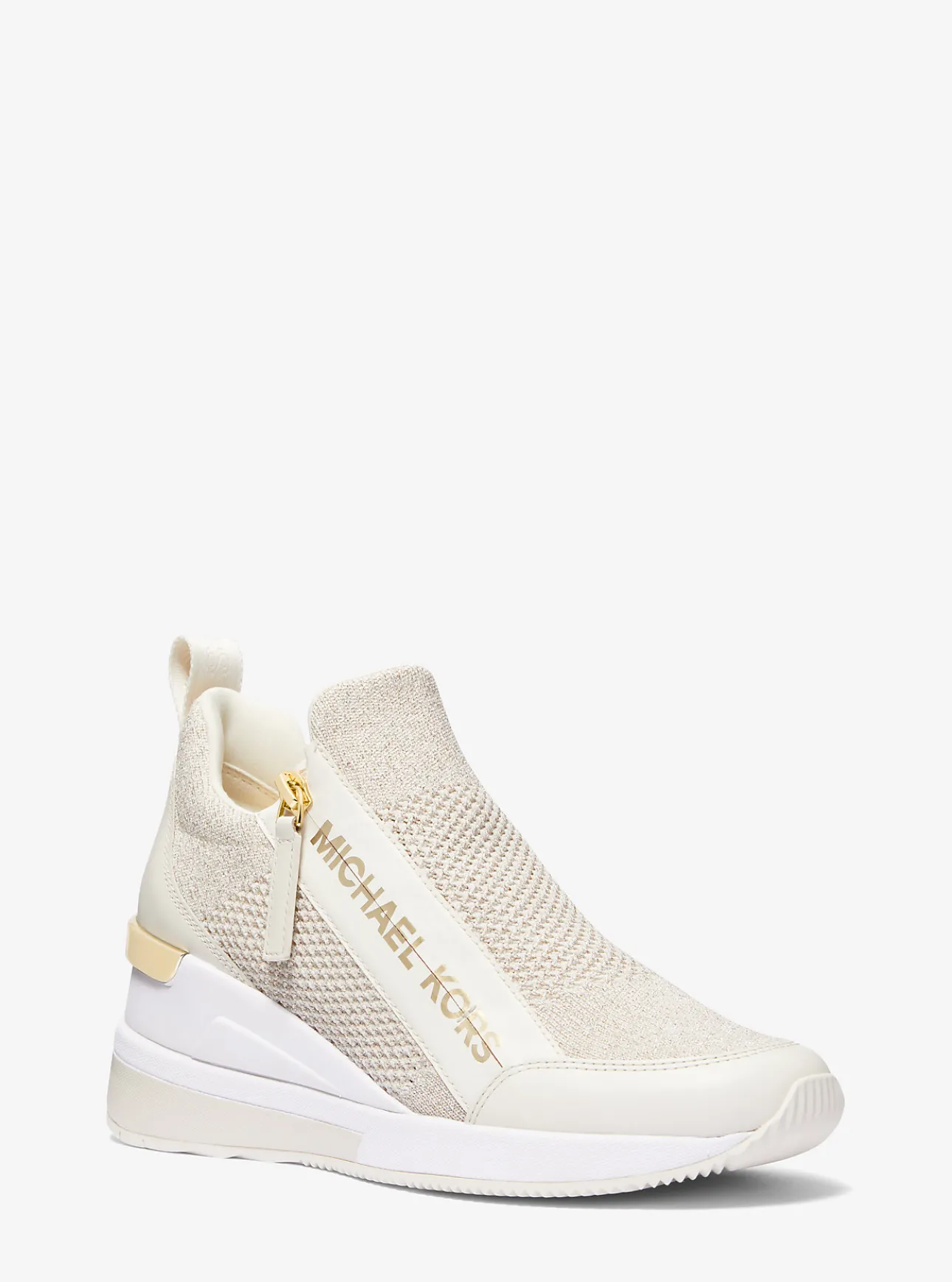 Willis Metallic Stretch Knit Trainer