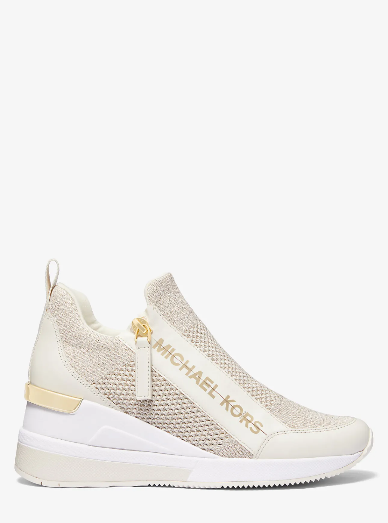 Willis Metallic Stretch Knit Trainer