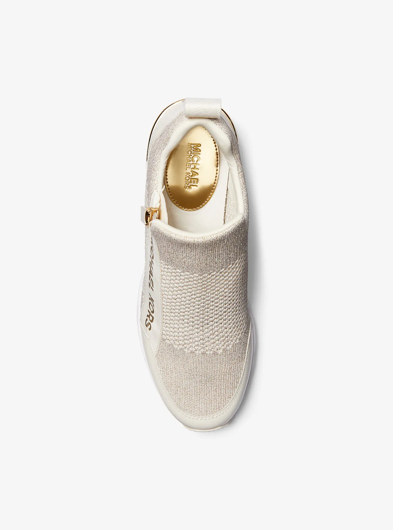Willis Metallic Stretch Knit Trainer