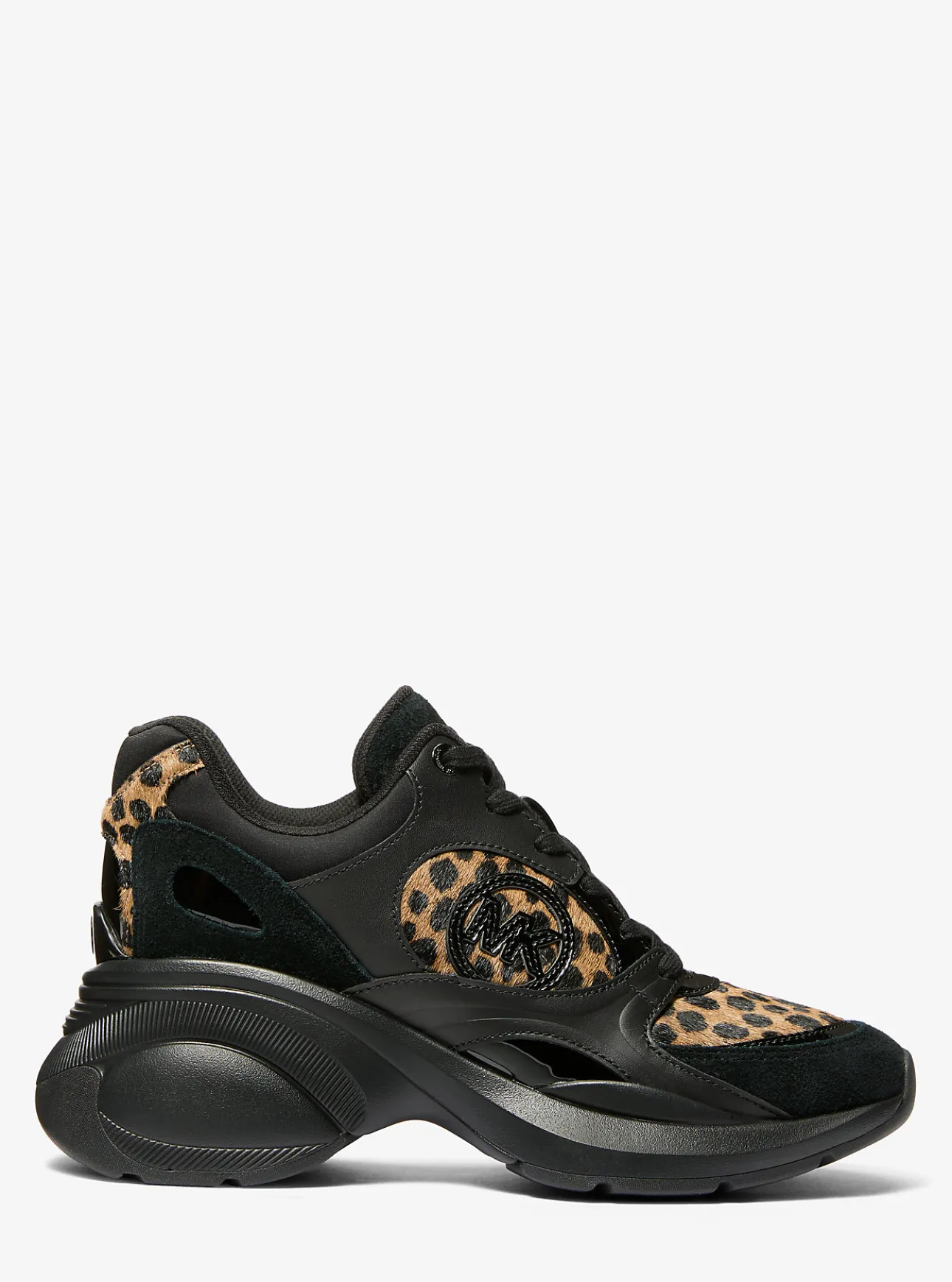 Zuma Cheetah Print Calf Hair and Leather Trainer