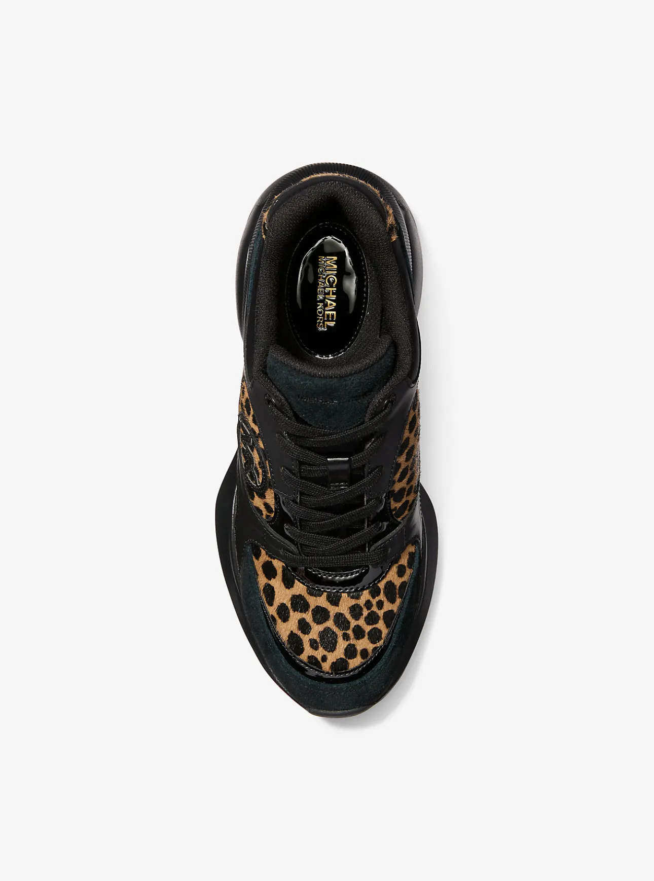 Zuma Cheetah Print Calf Hair and Leather Trainer