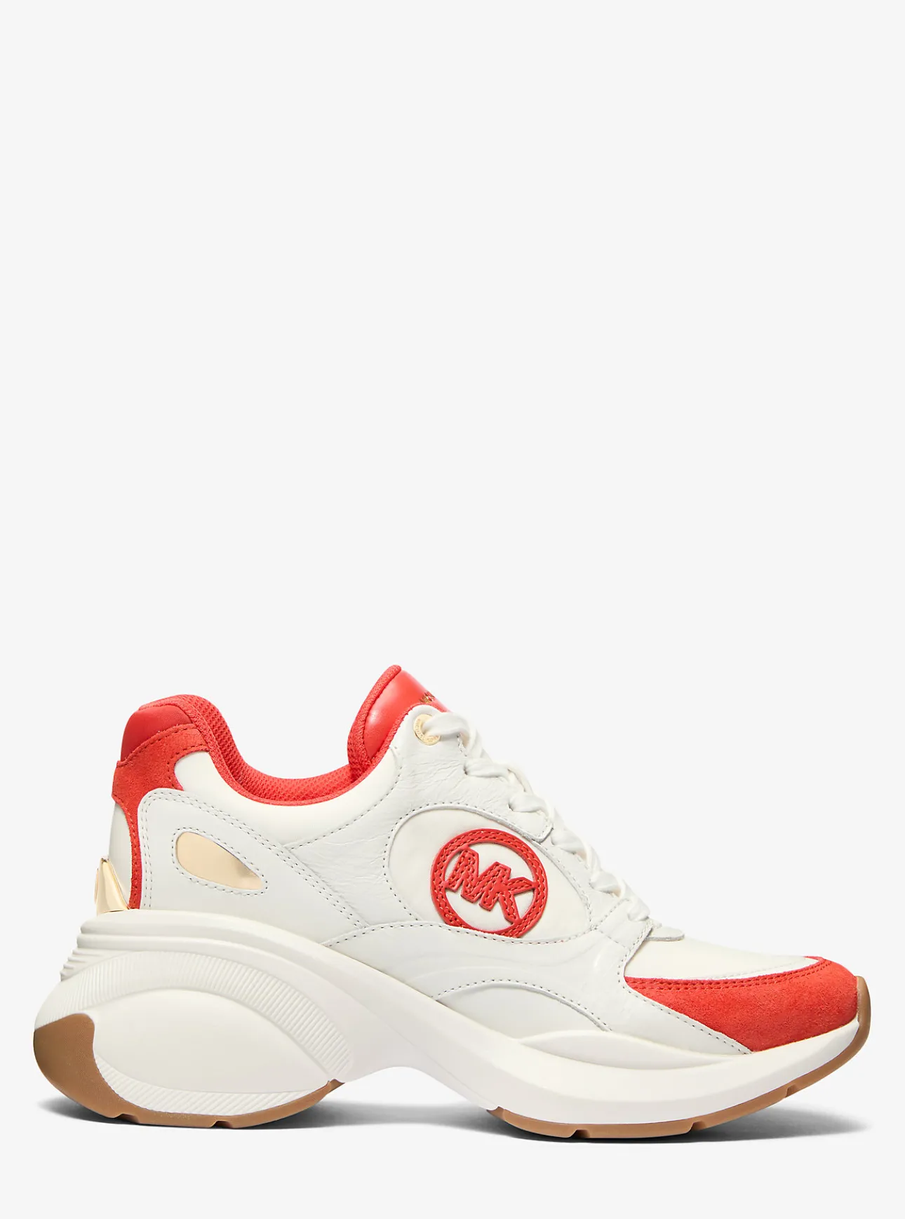 Zuma Two-Tone Leather and Suede Trainer